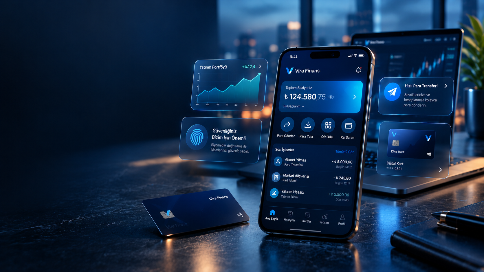 Vira Finans mobil bankacılık uygulaması